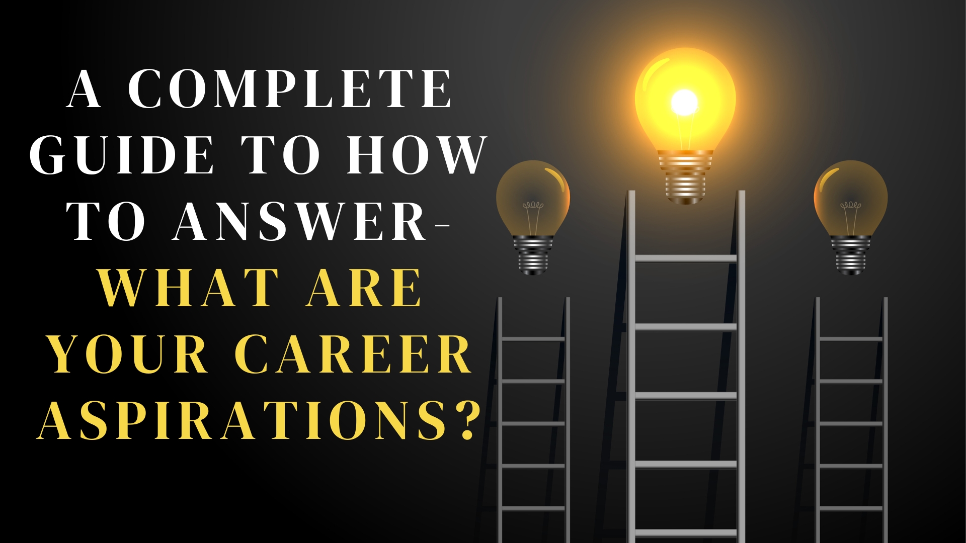 A Complete Guide To How To Answer- What Are Your Career Aspirations?