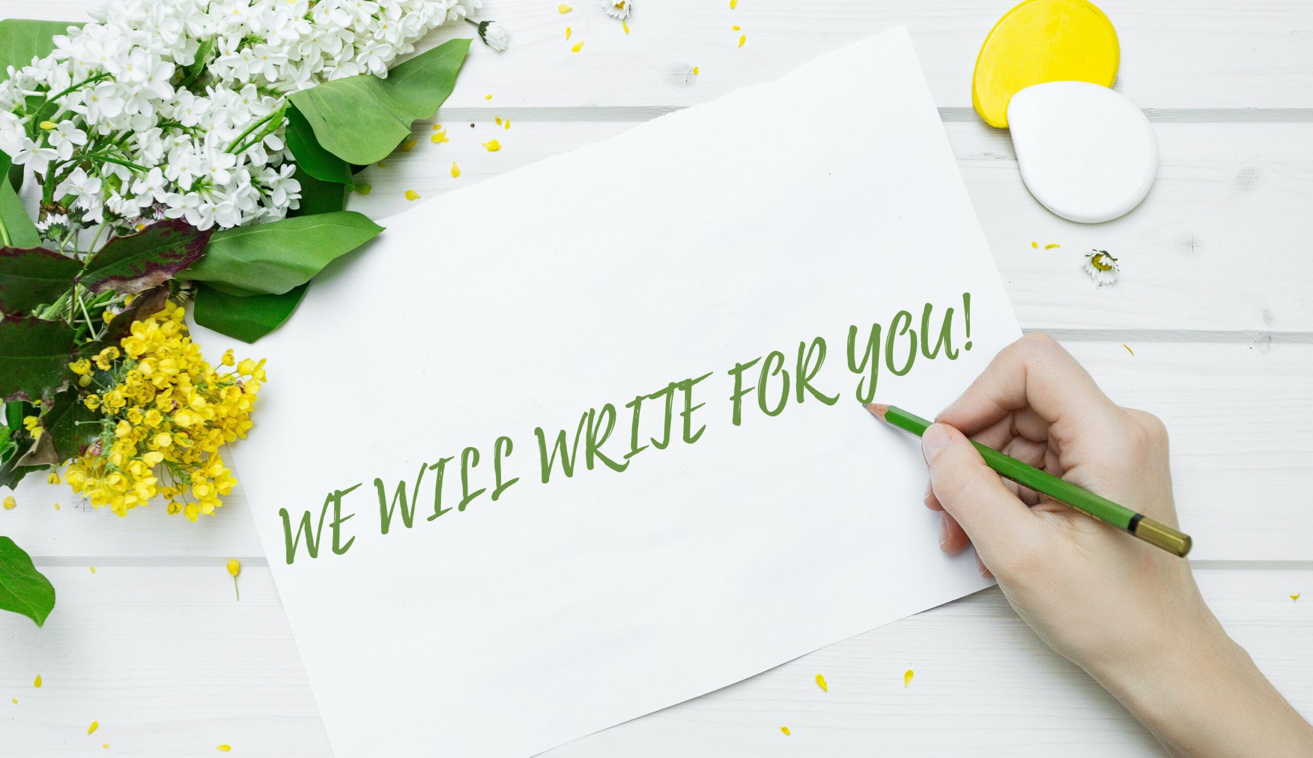 We will write for you